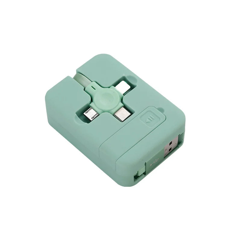 3 in 1 Retractable Multi Charging Cable Cord