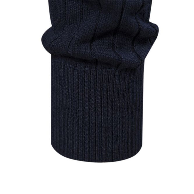 Mens Stand Collar Sweater