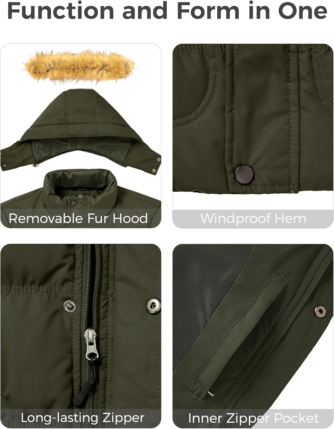 Mens Winter Puffer Jacket