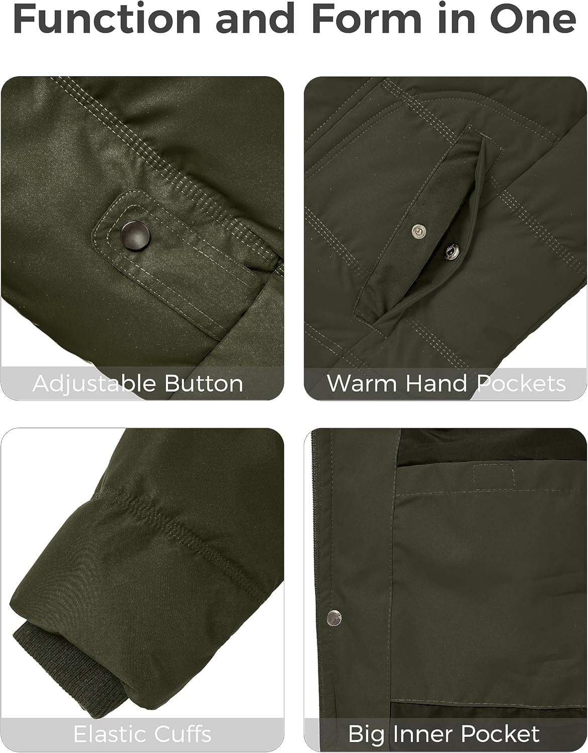 Mens Winter Puffer Jacket