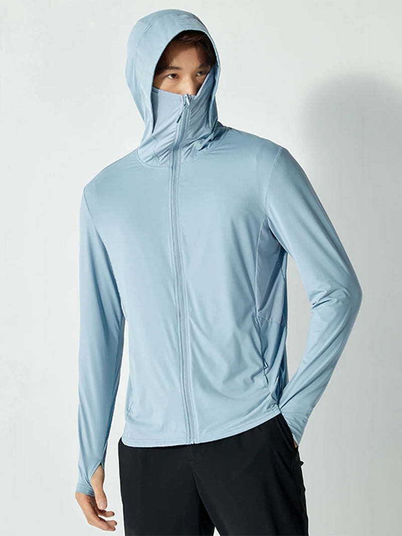 Men Light Hooded Jacket