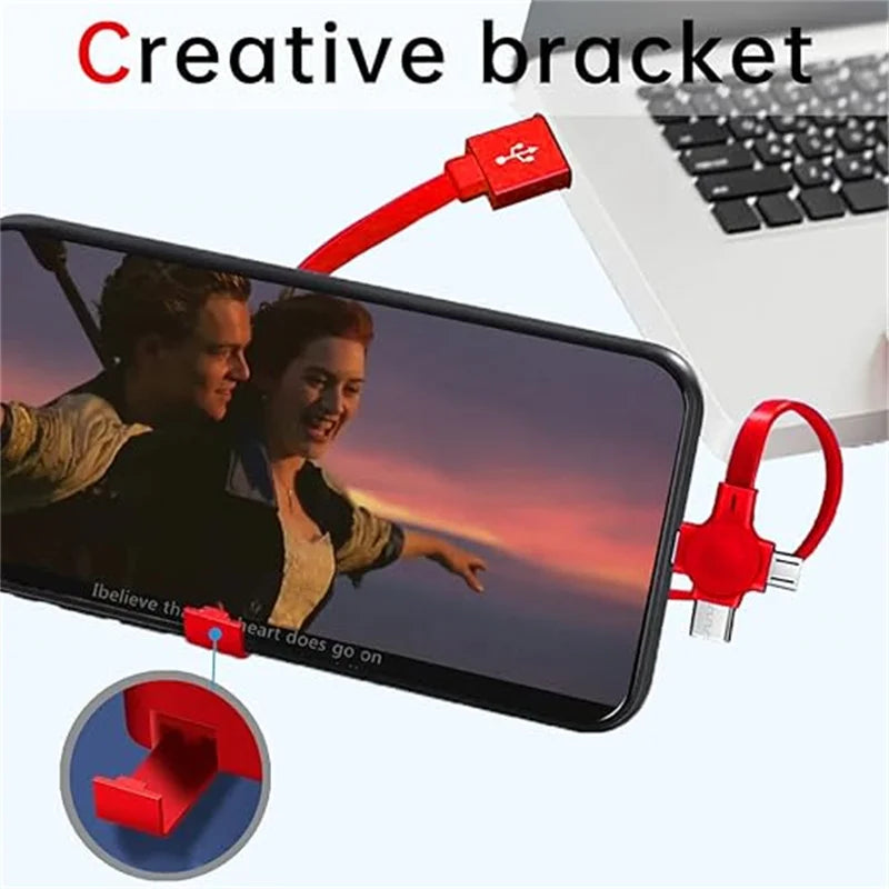 3 in 1 Retractable Multi Charging Cable Cord