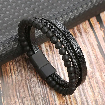 Leather Bracelet Men