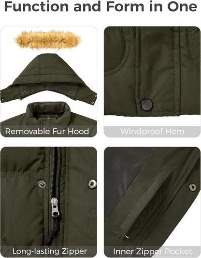 Mens Winter Puffer Jacket