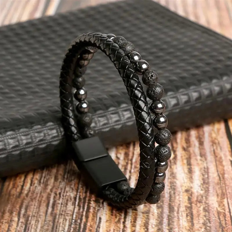 Leather Bracelet Men