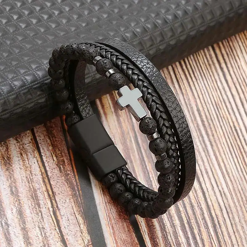 Leather Bracelet Men