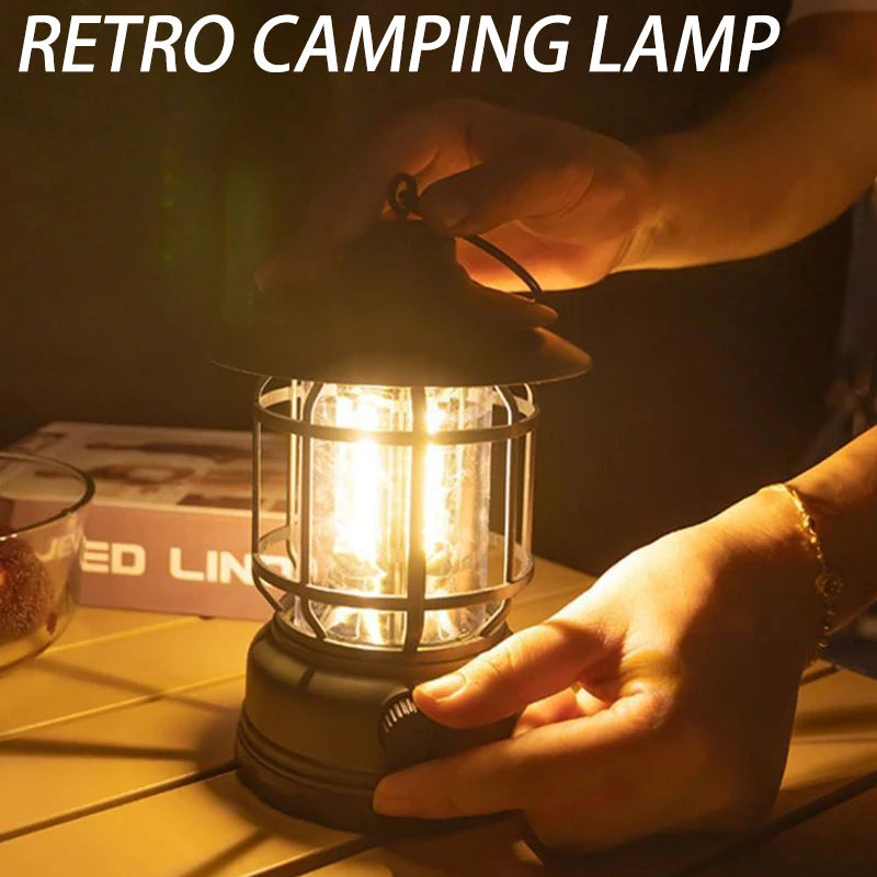 2Pack Camping Lantern USB Rechargeable 