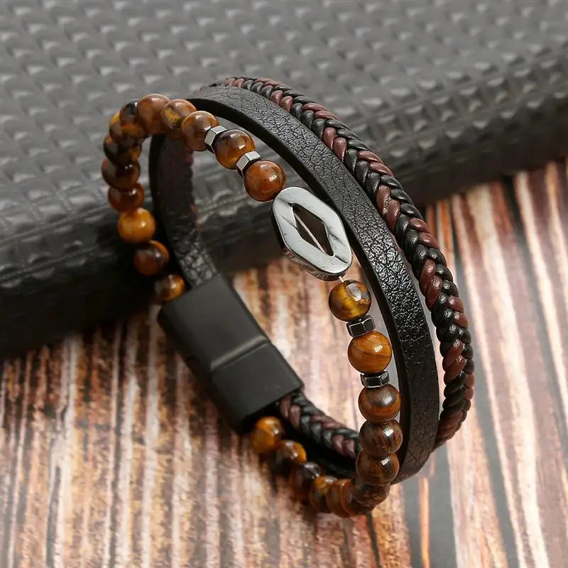 Leather Bracelet Men