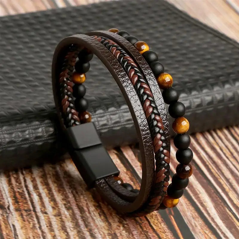 Leather Bracelet Men