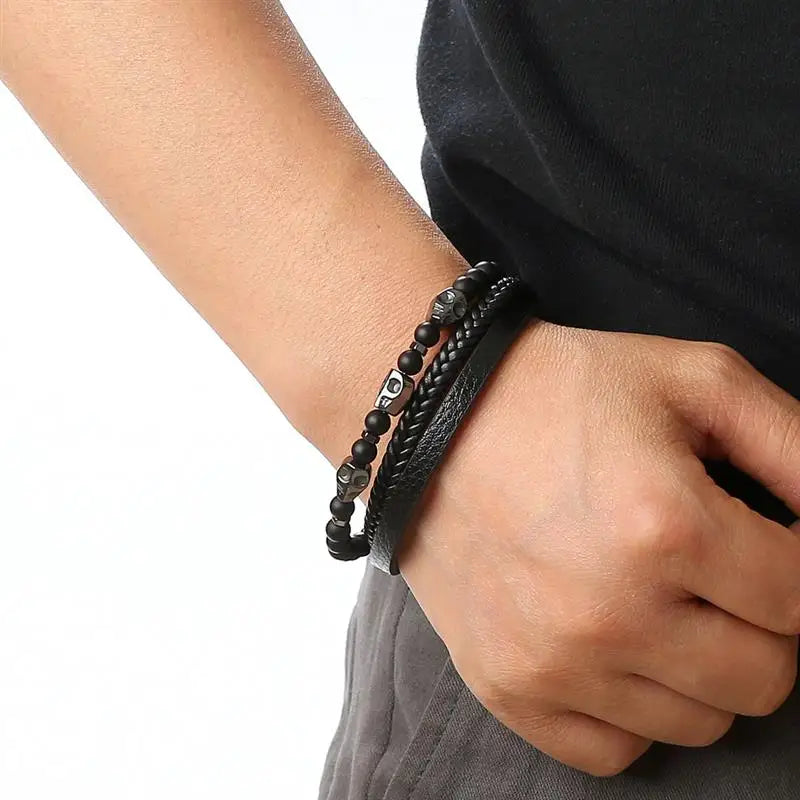 Leather Bracelet Men