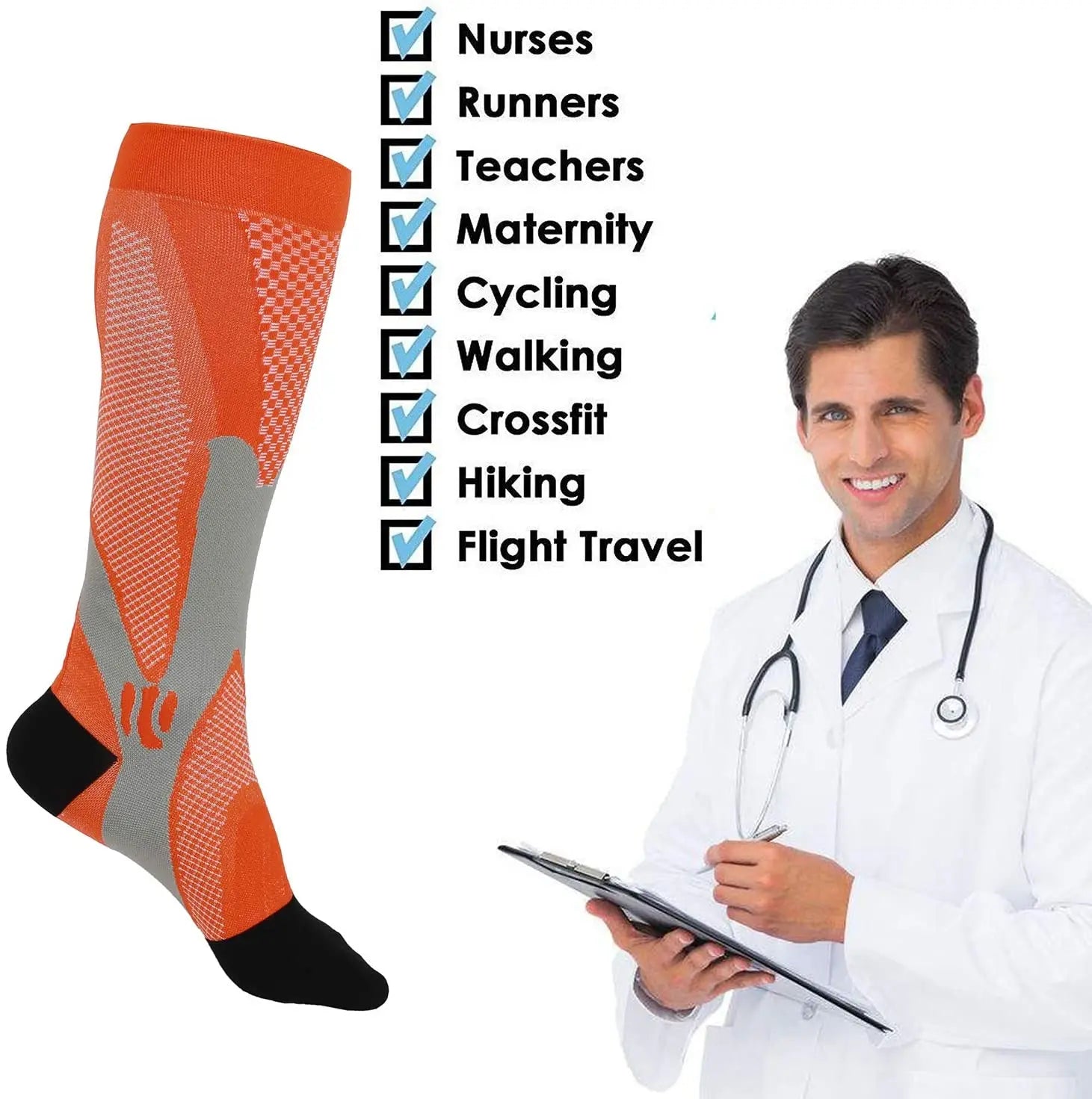 Running Compression Socks Stockings