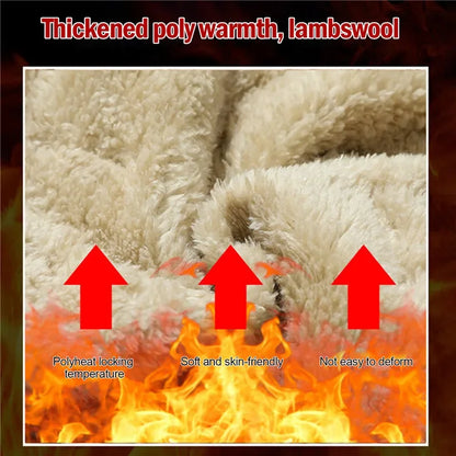 Mens Plush Thick Fleece Sweatpant